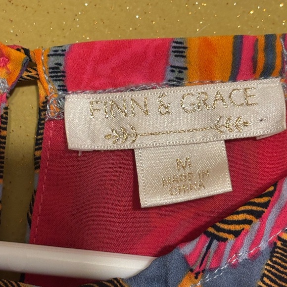 Finn & Grace Vibrant Pink Halter Top – Size Medium - Picture 3 of 10